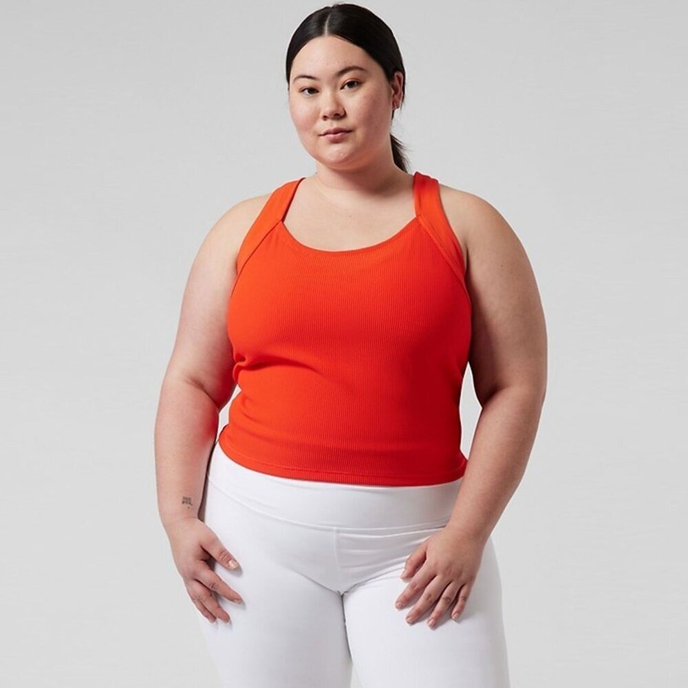 ATHLETA Horizon Ribbed‎ Tank Top Size 3X